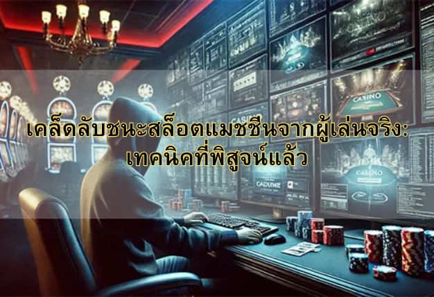 เทคนิคเลือกสล็อตแมชชีนจากผู้เล่นมืออาชีพ: เล่นอย่างชาญฉลาด ไม่เสียเปรียบ