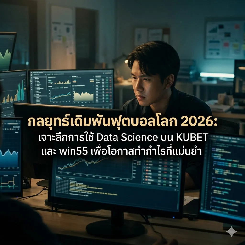 กลยุทธ์เดิมพันฟุตบอลโลก 2026: เจาะลึกการใช้ Data Science บน KUBET และ win55 เพื่อโอกาสทำกำไรที่แม่นยำ